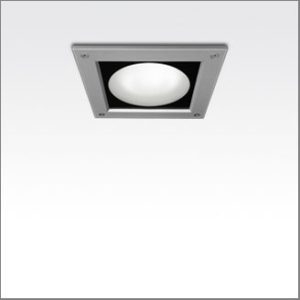 Unilamp Downlight OD-7321 TC-TEL 32W (frosted glass)