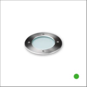 Unilamp Inground OD-9012 LED 1W GREEN frosted