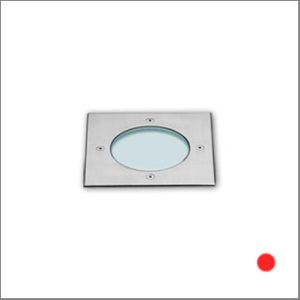 Unilamp Inground OD-9022 LED 1W RED frosted