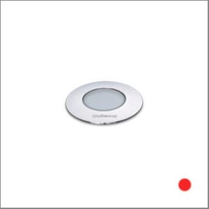 Unilamp Inground OD-9090 LED 1W RED frosted
