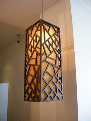 Pendant wood texture