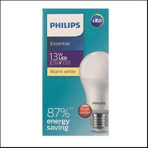 Philips Essential LED Bulb  13W 3000K warm E27