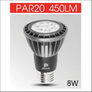 ALVA LED PAR20 8W 35º warmwhite (dim)