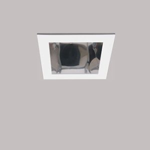 DRQSL1717AL-WH E27 17x17cm. alu frame