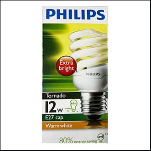 Philips Tornado 12W warmwhite E27