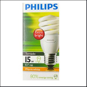 Philips Tornado 15W warmwhite E27