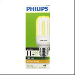 Philips Genie 11W warmwhite E27