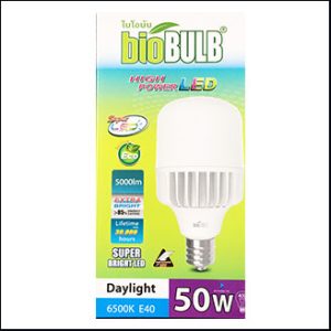 bioBULB High Power LED 50W 5000lm 6500 daylight (E40)
