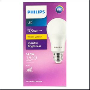 Philips LED Bulb 14.5W 3000K warm 1650lm E27