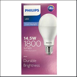 Philips LED Bulb 14.5W 6500K day 1800lm E27