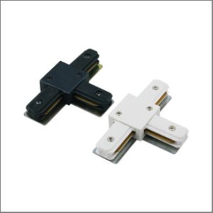 T connector for tracklight, single circuit