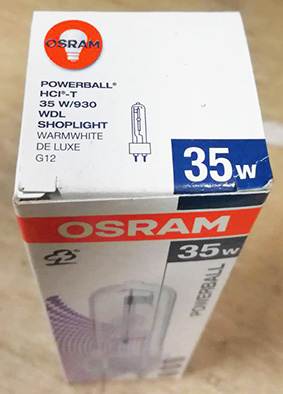 MARKPRO LIGHTING | OSRAM HCI-T 35W/930 WDL 3000K G12