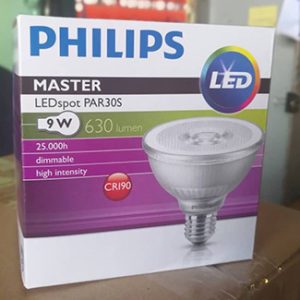 Philips Mas PAR30S LED 9W 25º 2700K 630lm 25000hrs. (dim)