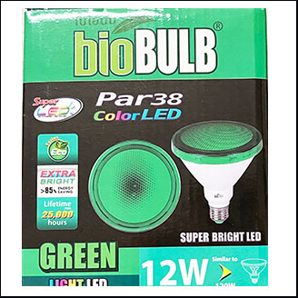 bioBULB PAR38 Color LED 12W GREEN