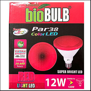 bioBULB PAR38 Color LED 12W RED