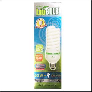 bioBULB Spiral 65W 6500K daylight E27