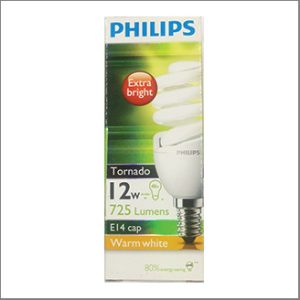 Philips Tornado 12W warmwhite E14