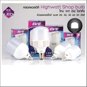 EVE LED Highwatt 40W 6500K 4000lm. 35000hrs.