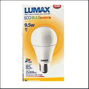 LUMAX Eco bulb 9.5W 3000K E27 (dim)