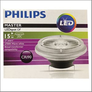 Philips MAS AR111 12V 15W 2700K 24D G53 (dim)
