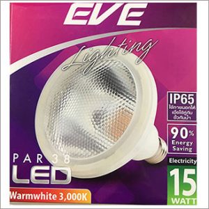 EVE LED PAR38 15W 3000K IP20 (dim)