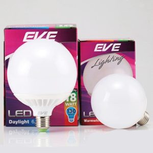 EVE LED Globe 13W 3000K 1235lm. 25000hrs.
