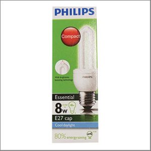 Philips Essential 8W daylight E27 (Compact)