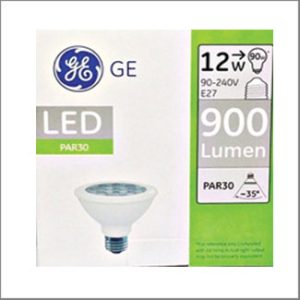 GE PAR30 LED 12W 2700K 900lm 35D 25000hrs.