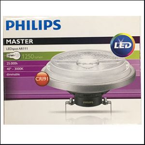 Philips MAS AR111 12V 20W 3000K 40D G53 (dim)