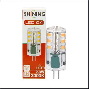 Shining QT9 LED 12V 2.3W 3000K G4