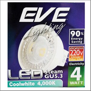 EVE MR16 STEAM LED 4W 4000K 110D GU5.3 (220V)