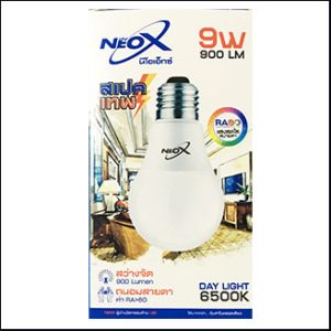 NEOX LED Bulb 9W 6500K E27