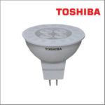 Toshiba LED 12V 6W 2700K 480lm 36D GU5.3 15000hrs.