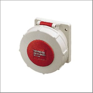 MNK2123A Panel receptacles 32A, 4 poles, 380-440V, IP67 (Reefer Container)