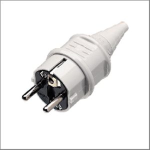 MNK10749 Plug 16A, 2+E, 230V, IP44 (SCHUKO)