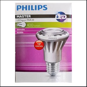 Philips Mas PAR20 LED 6.5W 830 3000K 40D (dim)