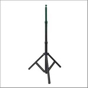 Floodlight stand 1 mounting 1.6m black