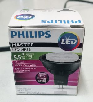 Philips Mas MR16 LED 12V 5.5W 4000K 24D GU5.3 (no dim)