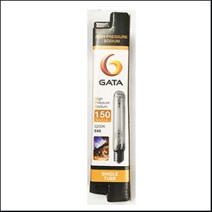 GATA HPS 150W 2200K 15000lm 20000hrs. E40