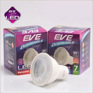 EVE MR16 LED 7W 6500K 630lm 38D GU5.3 25000hrs. (220V) dim