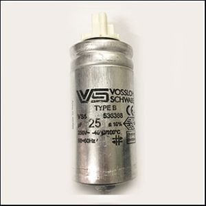 Vossloh capacitor 25uF 250V (Italy)