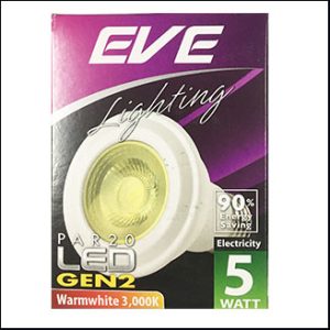 EVE LED PAR20 LED 5W 3000K E27