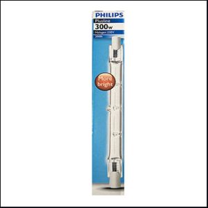 Philips plusline tungsten halogen 300W 230V R7s