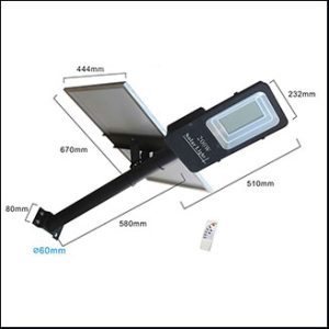 Streetlight SOLAR LED 200W daylight