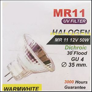 MR11 halogen 12V 50W 30D warm open G4