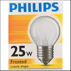 Philips Standard Lustre Incandescent 25W FR (P45) E27