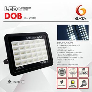 GATA Floodlight DOB LED 150W warmwhite