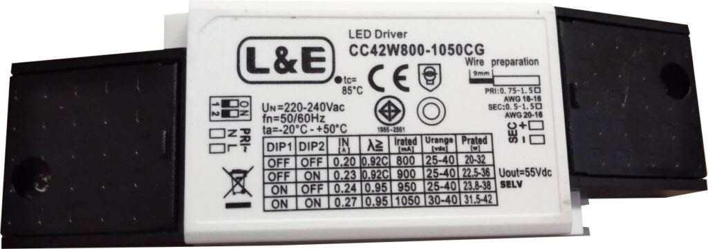 KGP LED DRIVER CC42W800-1050CG – MARKPRO LIGHTING