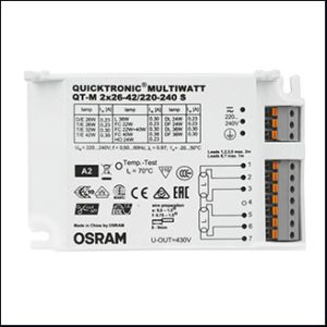 OSRAM Multiwatt QTP-M 2x26-42/220-240