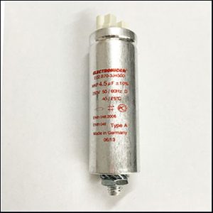 Electronicon capacitor 4.5uF 250V alu (Germany)